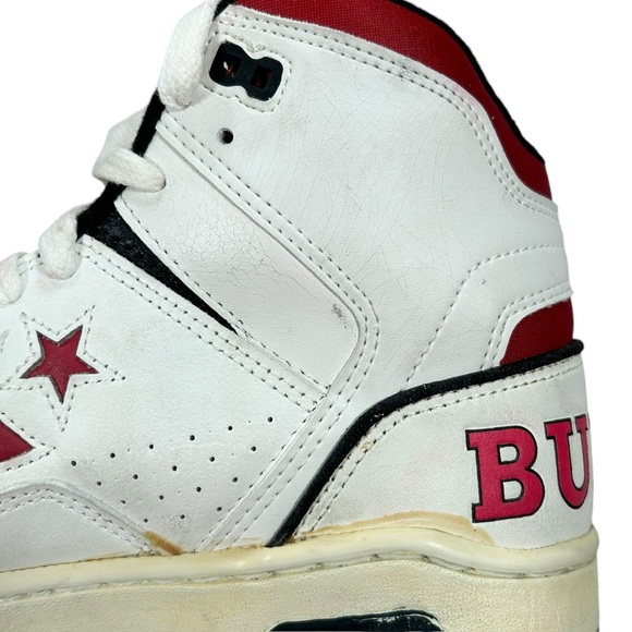 VTG 80s Converse NBA Basketball Chicago Bulls Sneakers Size 6.5 Right Shoe Only - Picture 6 of 16